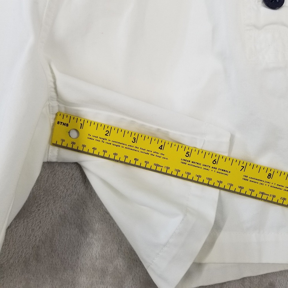 Lauren Jeans Co.‎ Shorts L White Marine Expedition Sailor Nautical 32" Waist - Picture 6 of 10